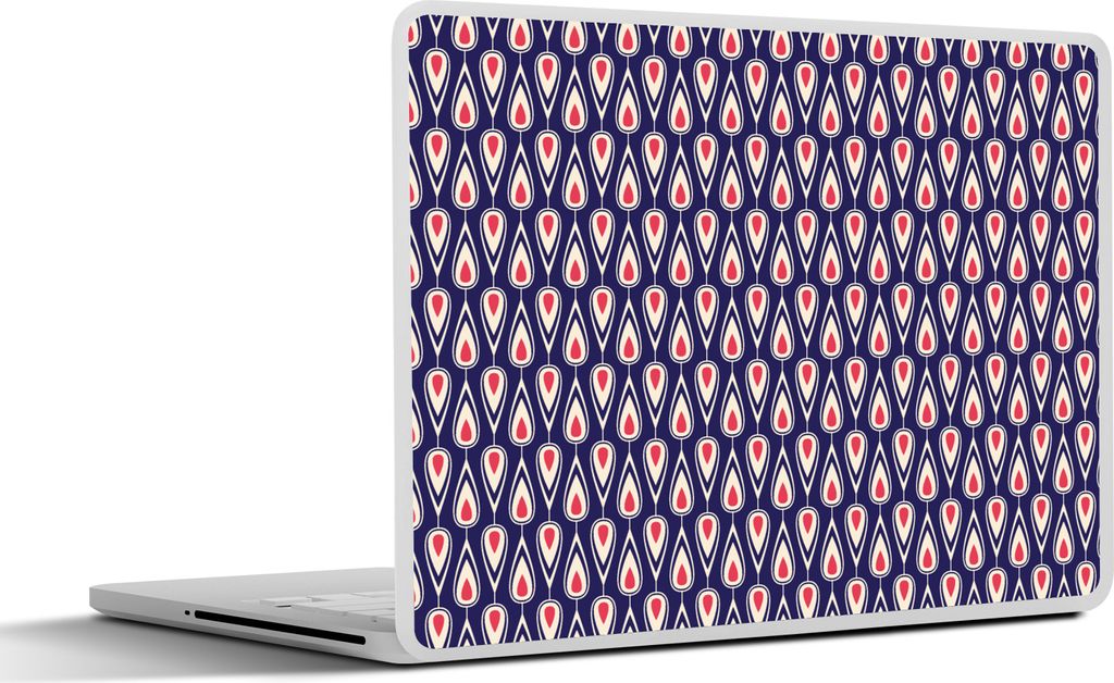MuchoWow® Laptop Aufkleber Sticker Cover Muster - Vintage - Produktbild 