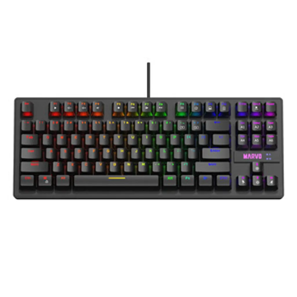 Marvo KG901 Clavier Mécanique Switch Bleu USB : Fini les Retards de Frappe