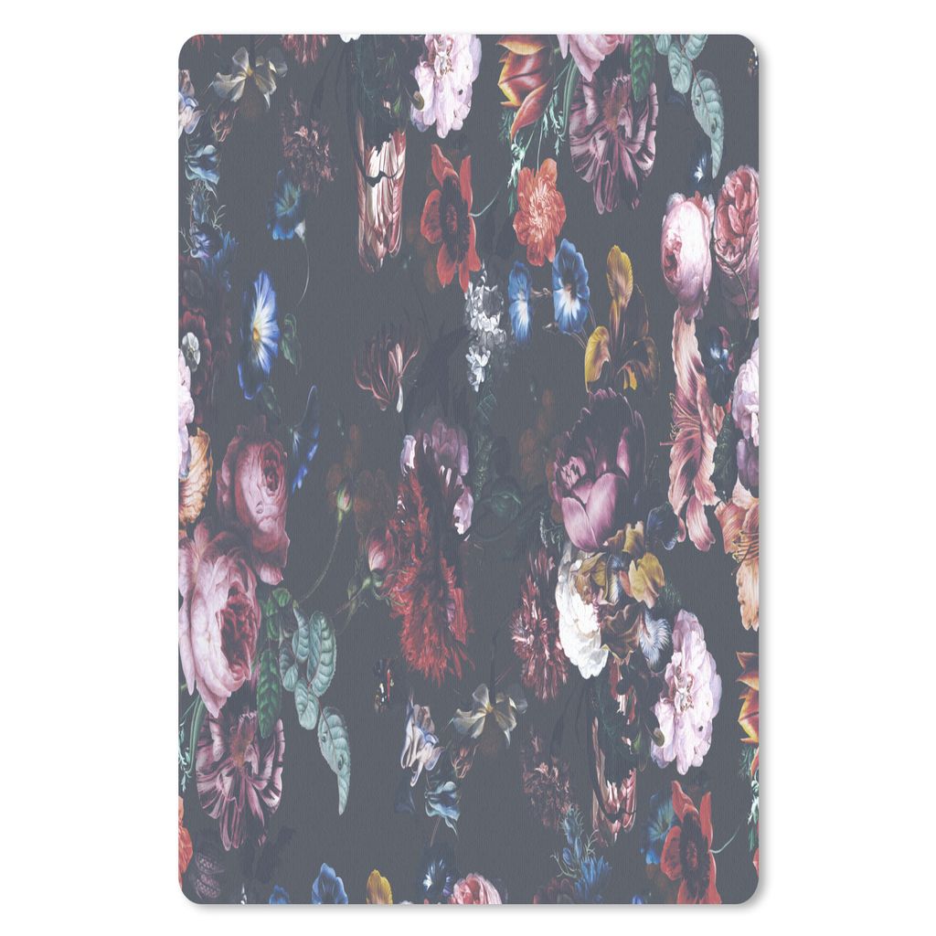 MuchoWow Mauspad Mousepad Blumen - Flora - Farben 40x60 cm - Mousepads - Maus Mat - Pad - Mausunterlage - Schreibtisch Accesoire