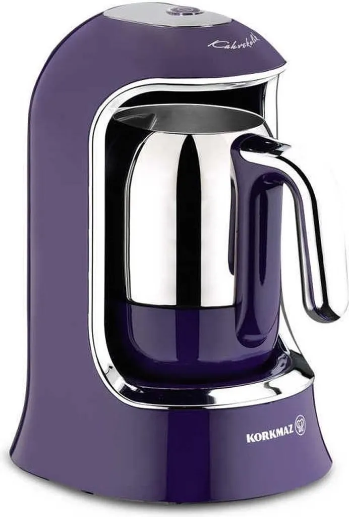 Machine à café turc Korkmaz Coffee Colik A860-01 violette performante