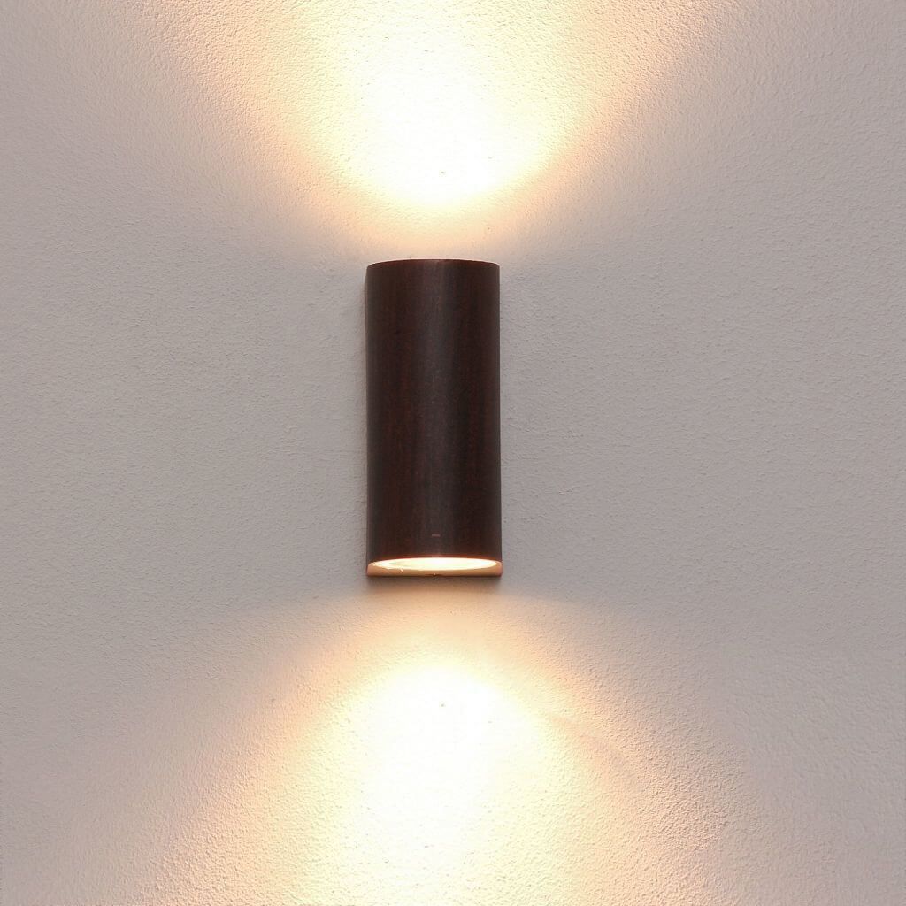 Rabalux 8019 Außenwandleuchte Chile, GU10, braun, Modern, IP44, 14,5cm
