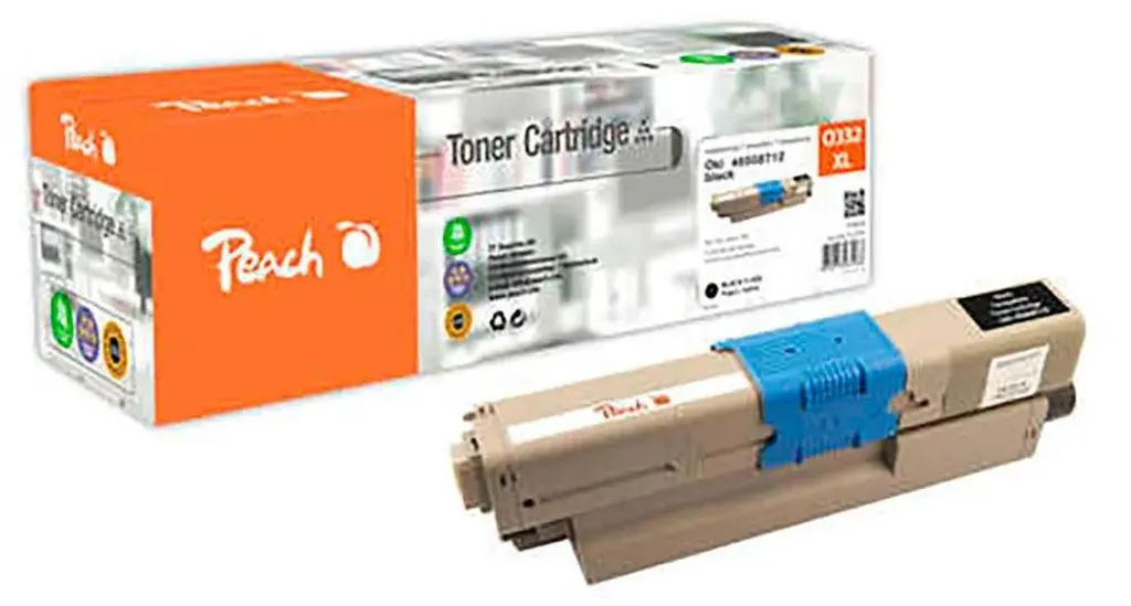 Cartouche Toner Noir Peach 112101 Haute Qualité et Grande Fiabilité