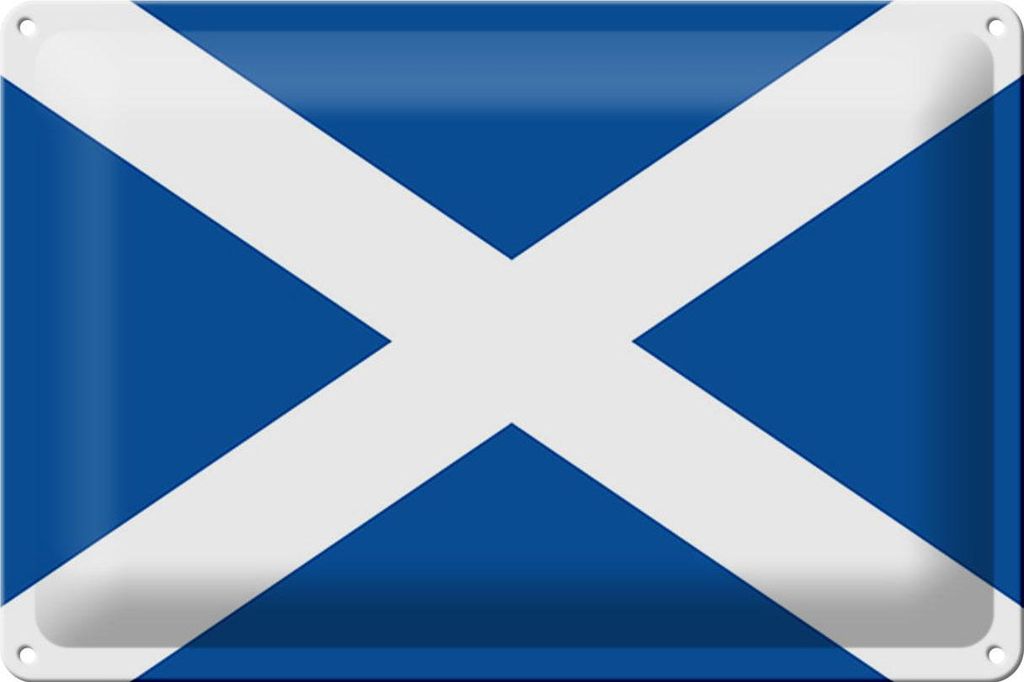 Blechschild Flagge Schottland 30x20cm Flag of Scotland Produktbild 