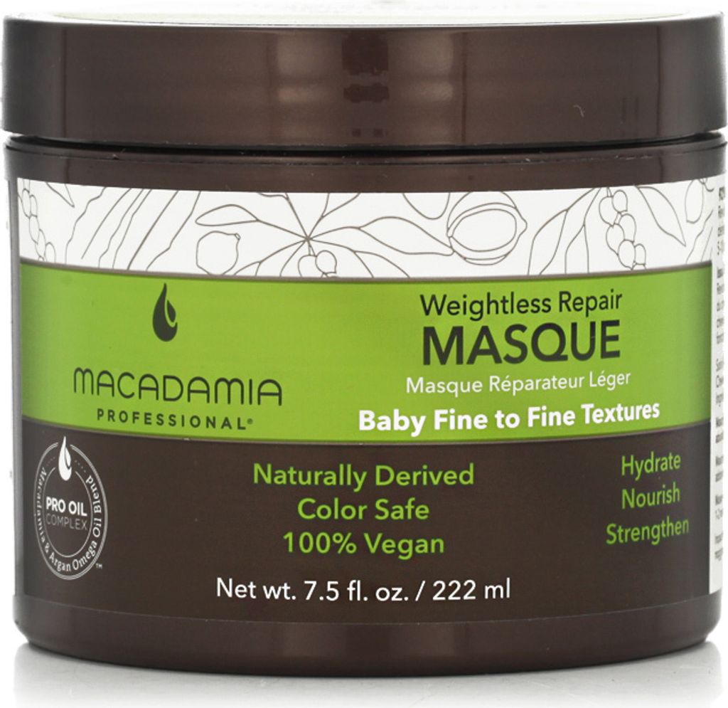 Macadamia Weightless Moisture 222ml, 222 ml, Unisex, Produktbild 