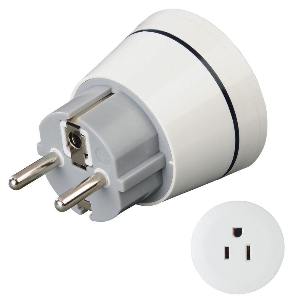 Adaptateur de voyage type A et type B, 3 pôles, pour Image du produit 