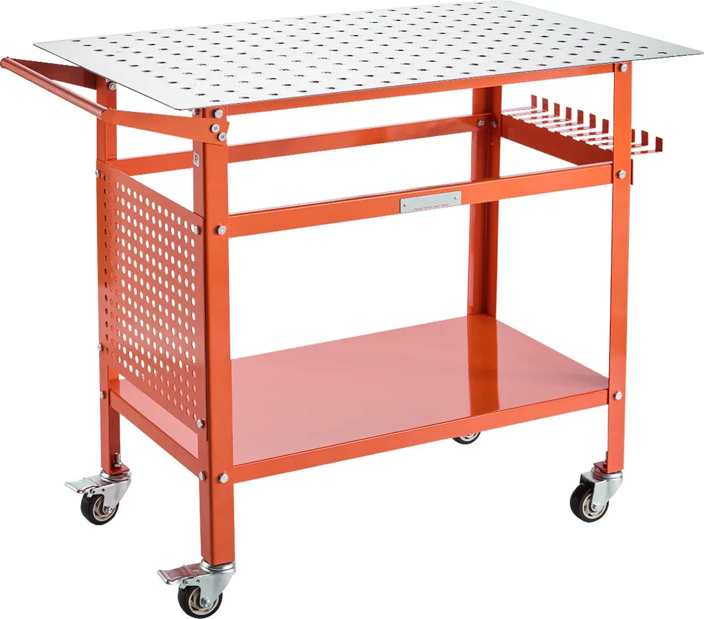 Table de soudure SucceBuy 40x24" mobile capacité 360kg à double étage