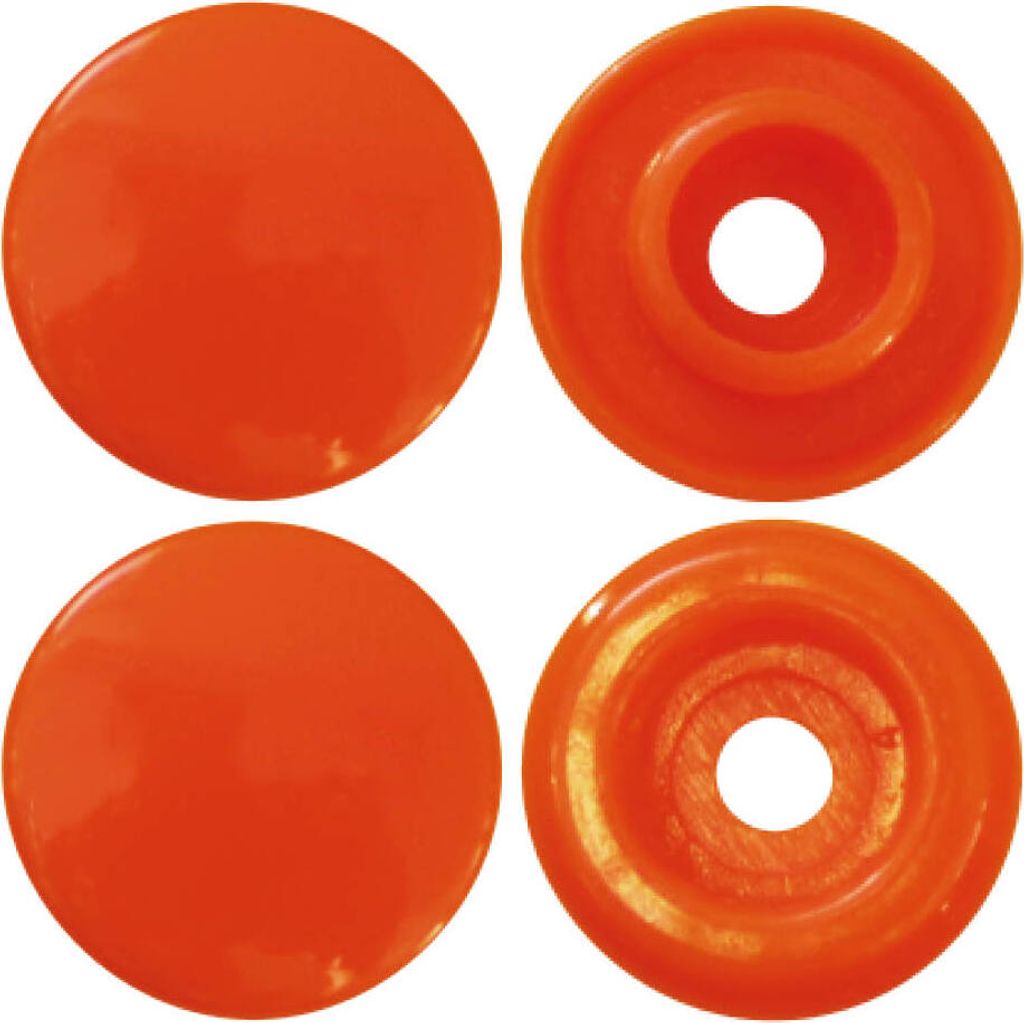 BabySnap T5 Druckknöpfe (12,4mm) glänzend B55 orange