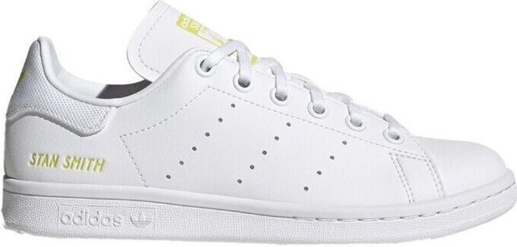 adidas Originals Uni Stan Smith Sneaker Kinder, Leder, GZ8364 , Weiß,Gr:35 1/2 EU