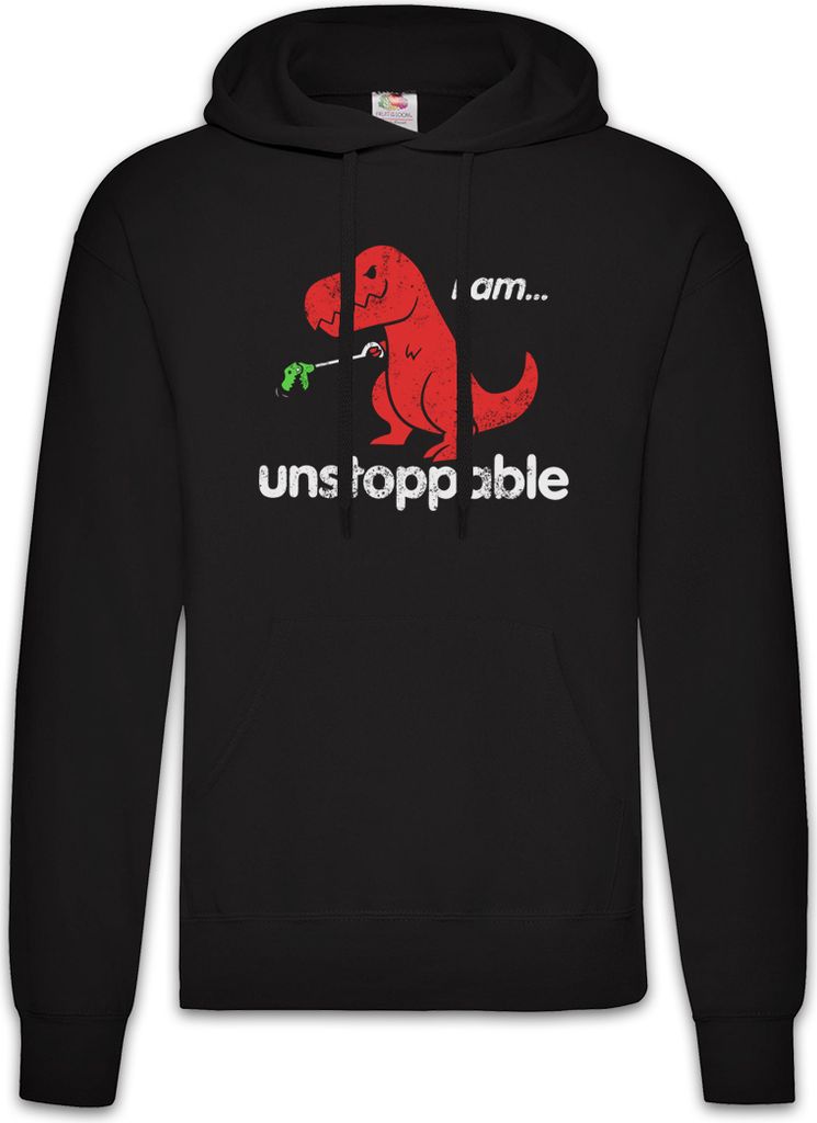 Urban Backwoods I Am Unstoppable, Herren Hoodie, Farbe: Schwarz, Größe: 5XL