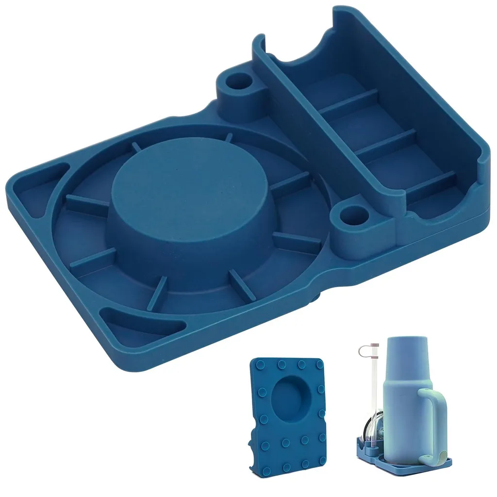 Support de séchage pour Stanley Cup 890/1180 ml en silicone bleu