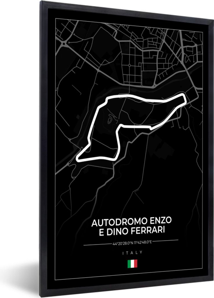 MuchoWow® Gerahmtes Poster F1 - Rennstrecke - Italien - Produktbild 