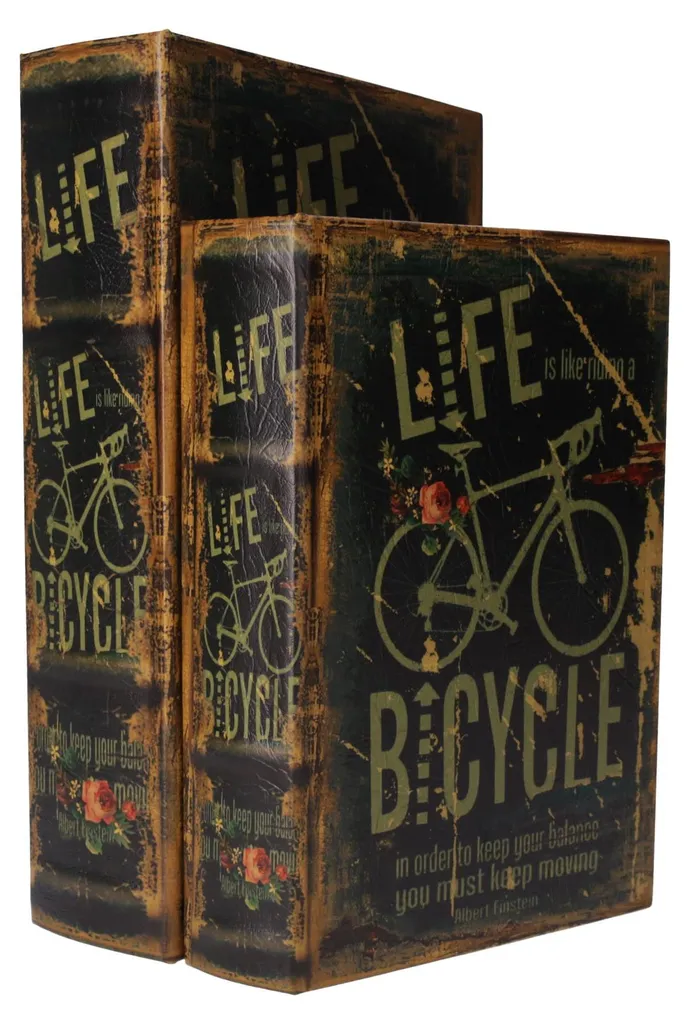 Set de boîtes de rangement déco livre pour ranger vos objets - 4