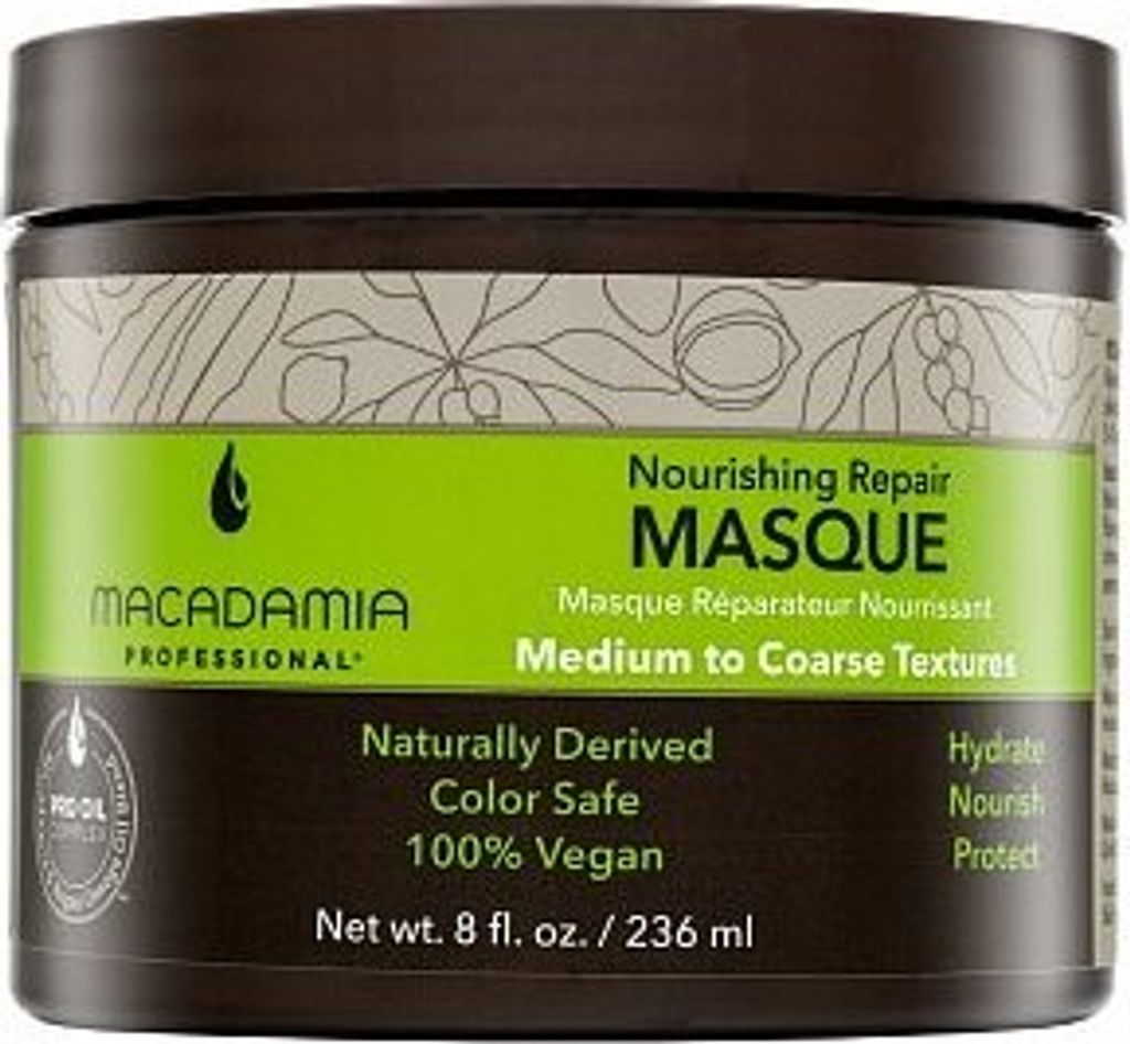 Macadamia Professional Nourishing Moisture Masque pflegende Haarmaske für geschädigtes Haar 236 ml