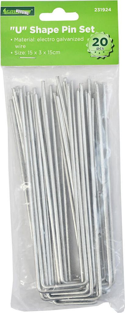 kotva upevňovací U 15x3x15cm Zn (20ks) Obrázek produktu 
