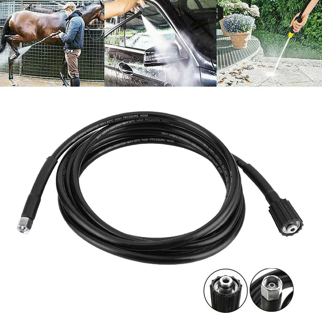 Tuyau 15M pour Nettoyage Haute Pression Karcher K2 K3 Jardin et Voiture
