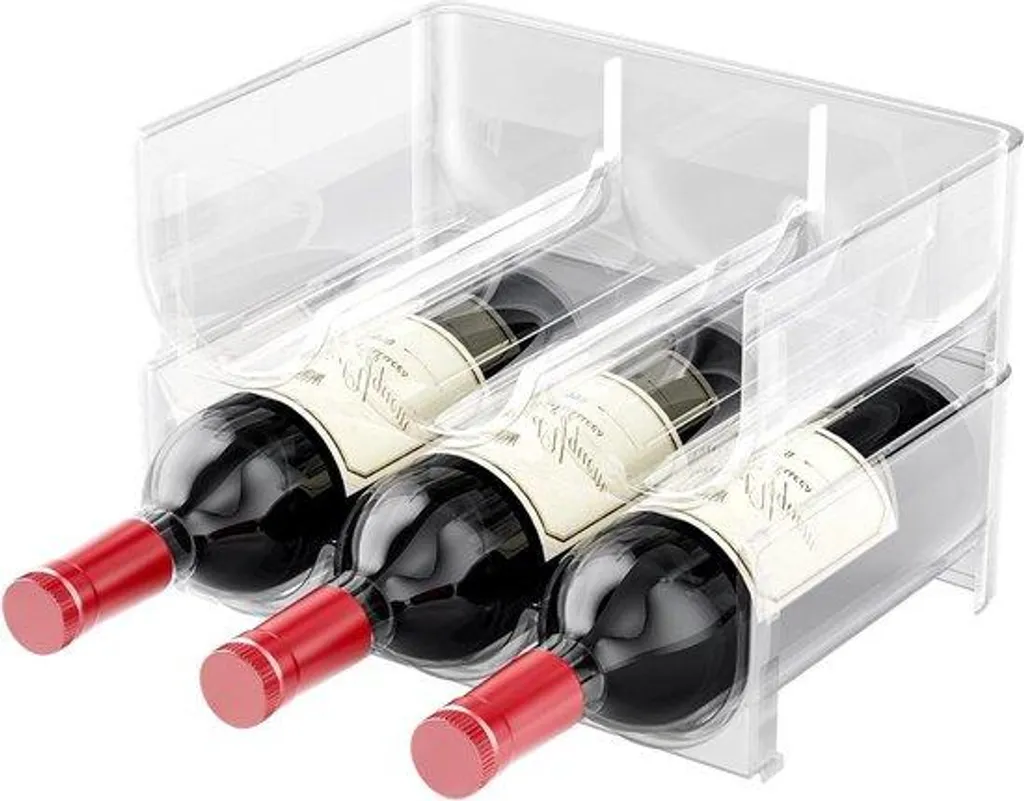 Casier à vin de table pliable pour 6 bouteilles, idéal petite cuisine