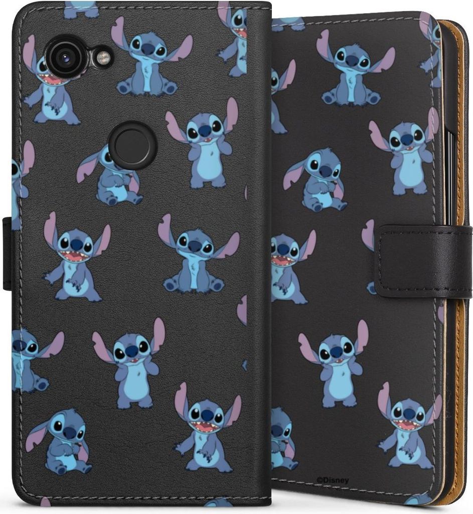 DeinDesign Klapphülle für Google Pixel 3a Handytasche Lederhülle Tasche Disney Offizielles Lizenzprodukt Lilo & Stitch