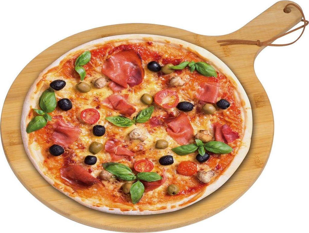 Die Schreiner - Christoph Siegel Pizzabrett - mooi vormgegeven & praktisch - rond in verschillende maten 2e keus (18, XL