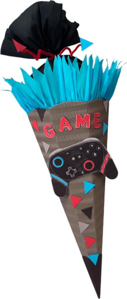 Schultüte Bastelset Game von Prell Produktbild 