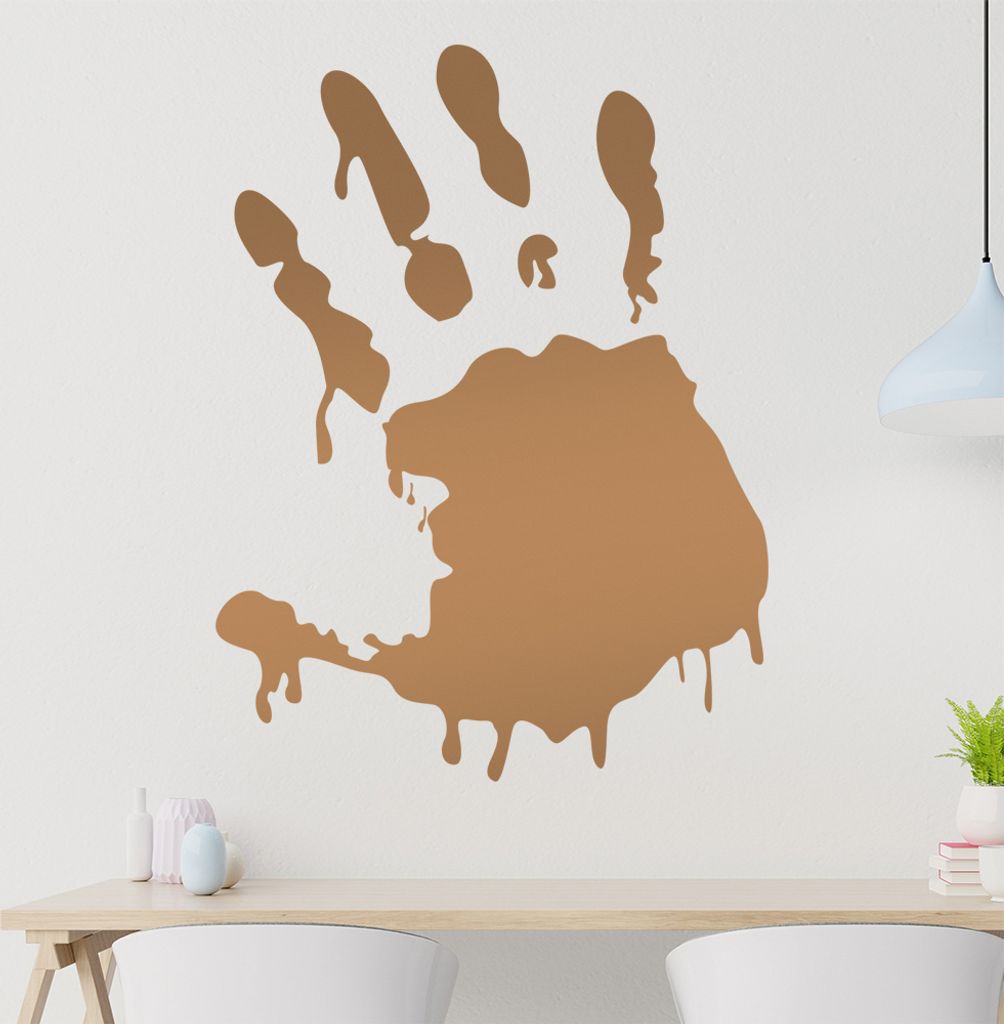 Zambie Hand Wandtattoo in 6 Größen - Wandaufkleber Wall Sticker - Dekoration, Küche, Wohnzimmer, Schlafzimmer, Badezimmer
