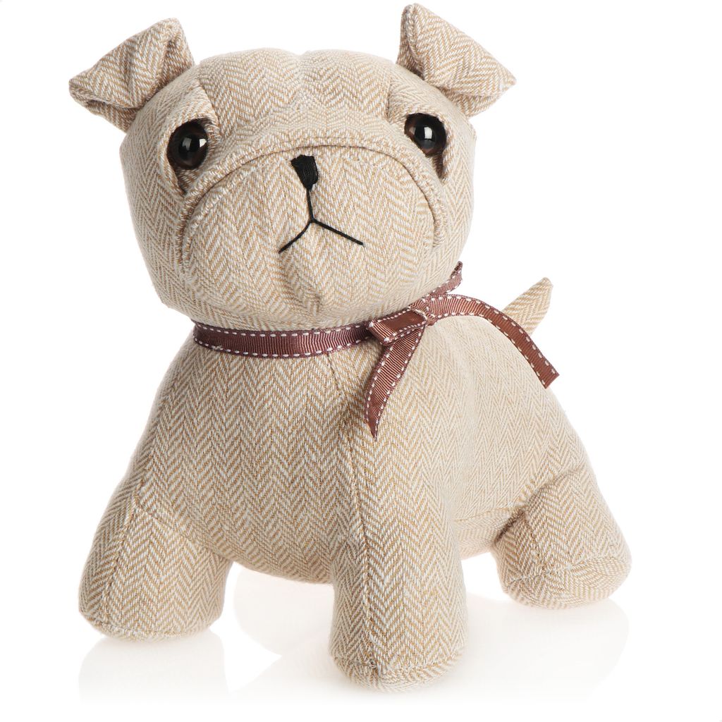COM-FOUR Türstopper - schwerer Türhalter - süßes Hundedesign - funktionelles Wohnaccessoire - Stopper für Fenster und Türen, optimal bei Du...