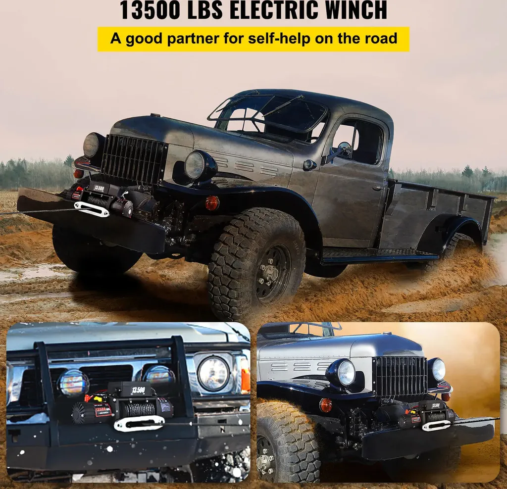 Treuil électrique avec câble synthétique et double télécommande sans fil - 2