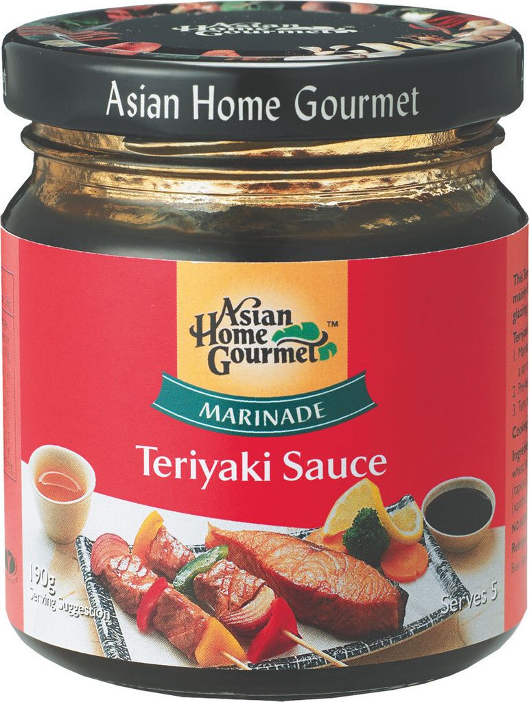 Asian Home Gourmet Teriyaki Sauce ideal zu Fisch und Fleisch 200g
