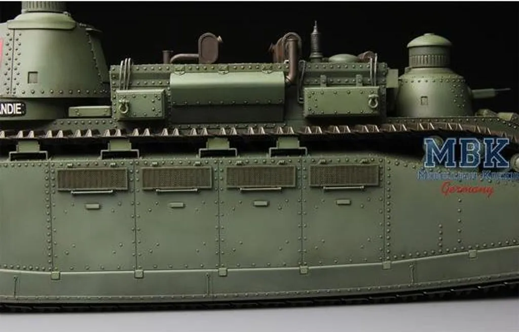 Char 2C MENG TS-009 Maquette Facile à Monter Sans Défauts de Moulage