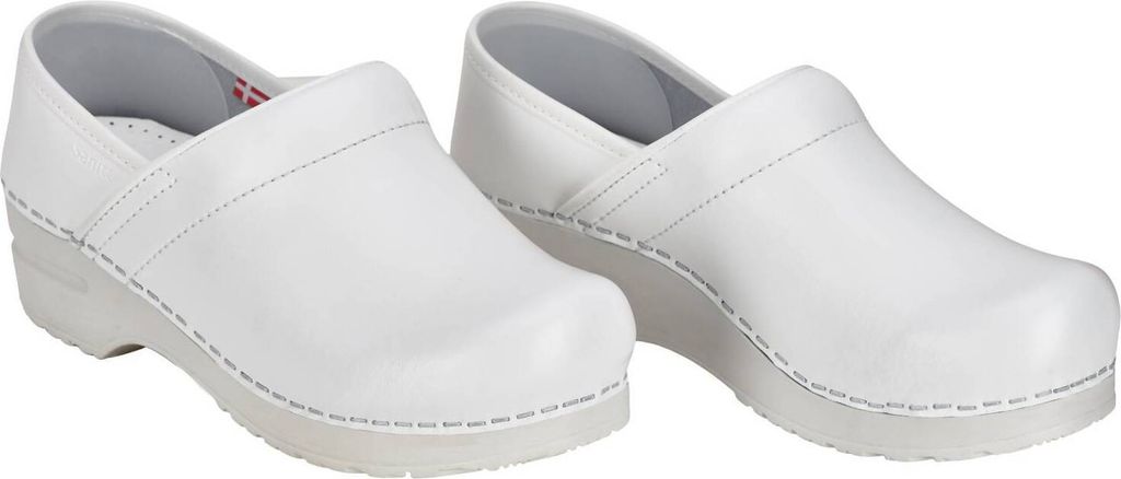 Sanita Damen Geschlossener Clog Original-Prof. PolyurethanWhite-37