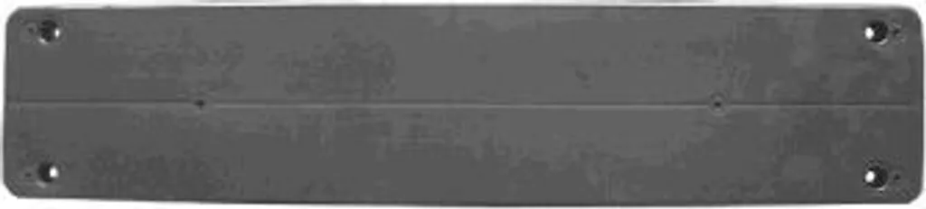 Support de Plaque d'Immatriculation VAN Wezel 3029580 Finition Noire