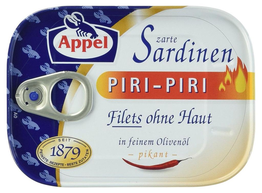 Appel Filety z sardynek Piri Piri w oliwie z oliwek bez Zdjęcie produktu 