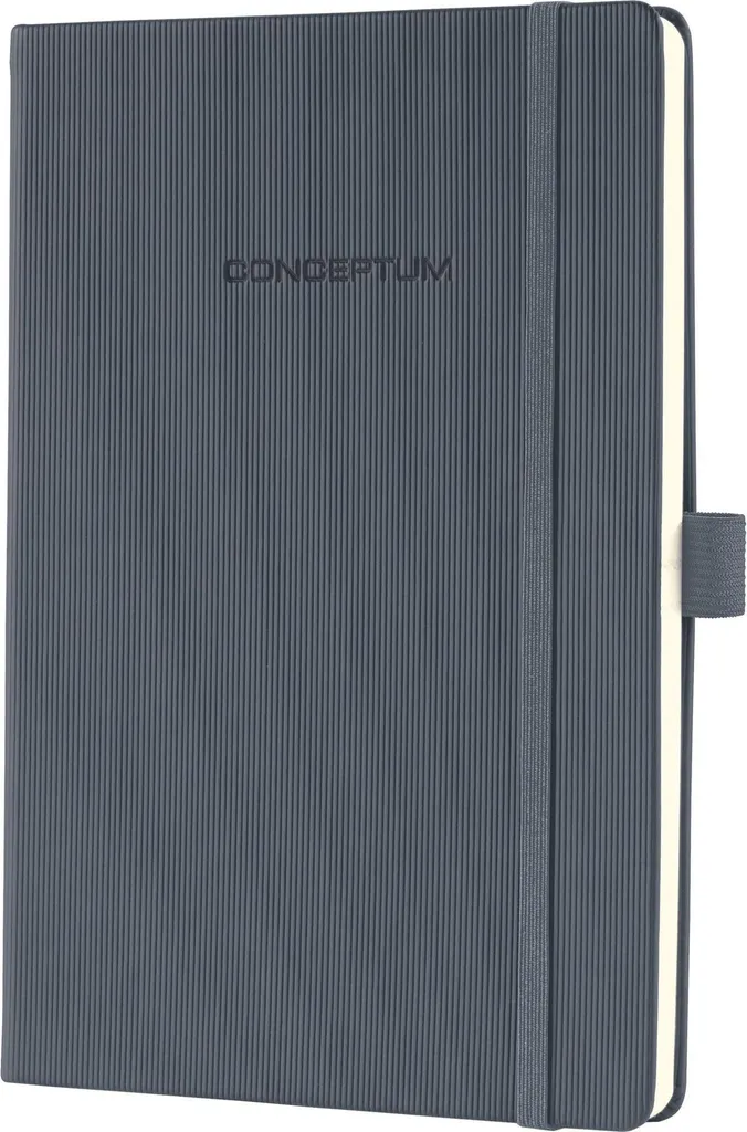 sigel CO658 quaderno, A5, quadrato, grigio,