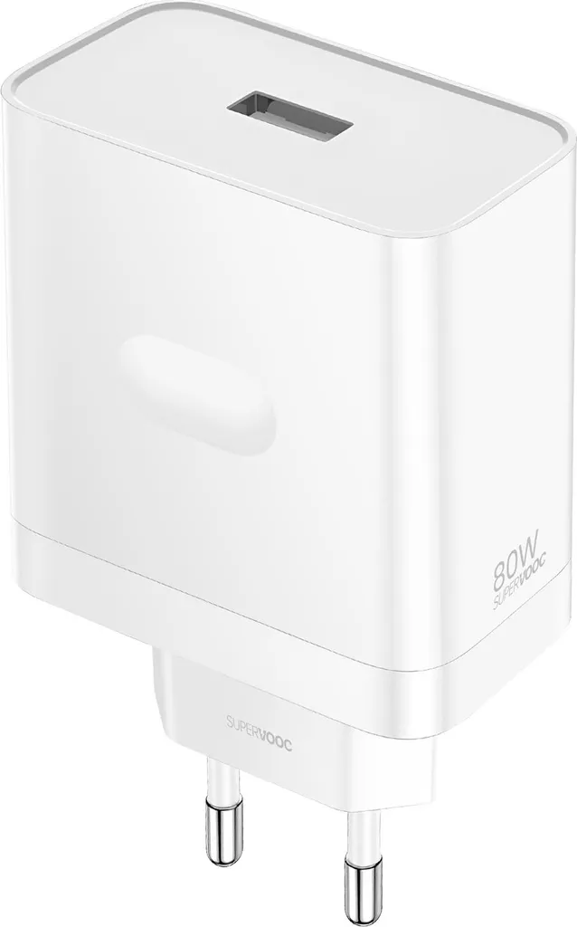 OnePlus Adaptateur Secteur USB-A 80W SuperVOOC Blanc Chargeur Original