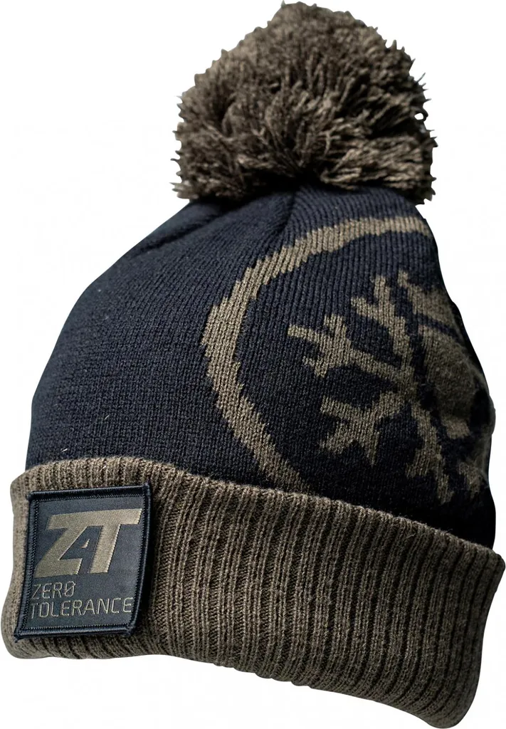 Nash Zero Tolerance Patch Bobble Hat - Bonnet à Pompon Chaud et Stylé