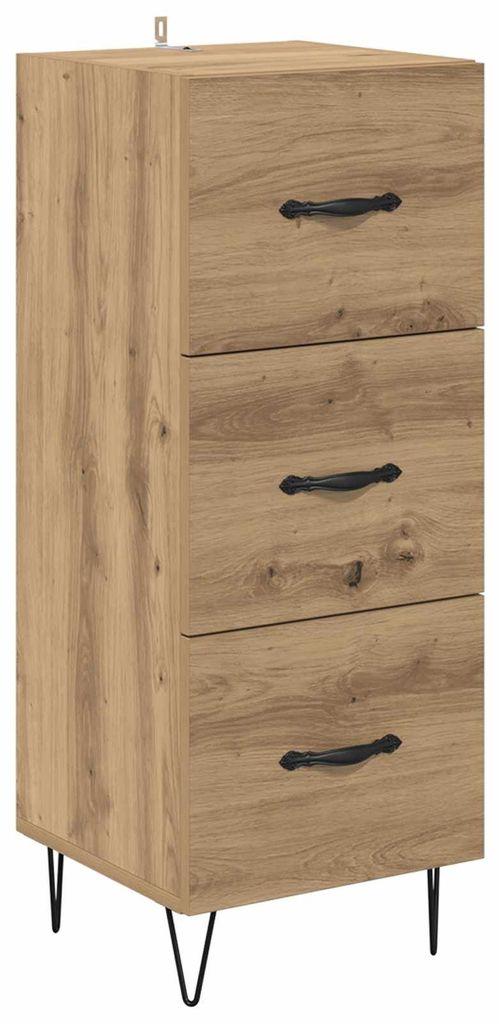 Sideboard Artisan-Eiche 34 x 34,5 x 90 cm Holzwerkstoff