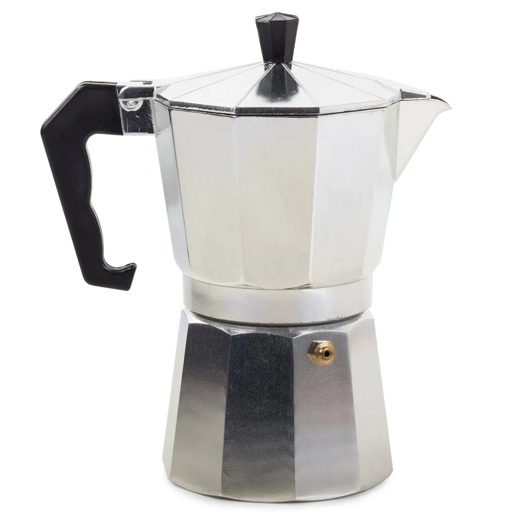 Verk 07038 Caffettiera Moka 6 Tazze Argento 300ml - Classica Italiana