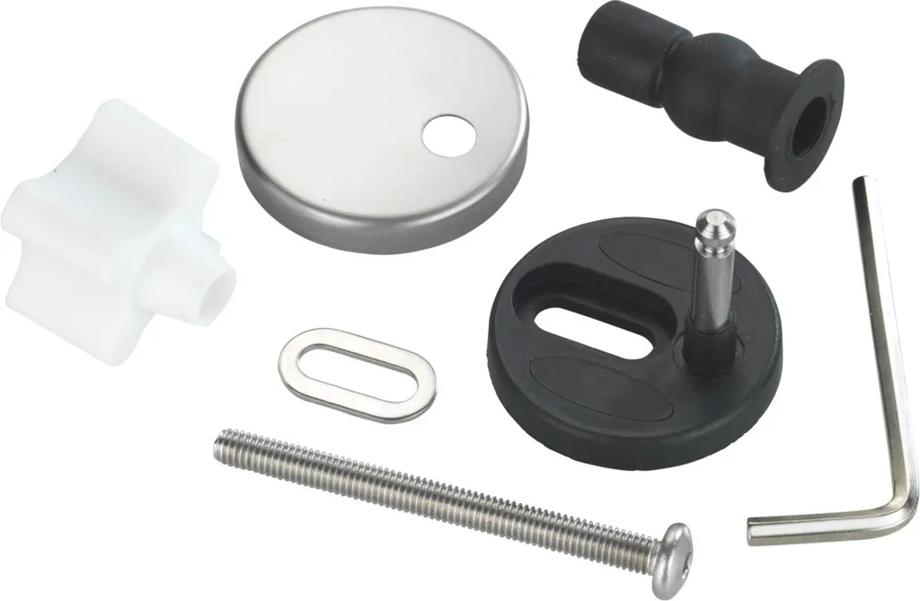 WENKO Attacco WC Easy-Close 13 Pezzi | Kit Ricambio Acciaio Inox