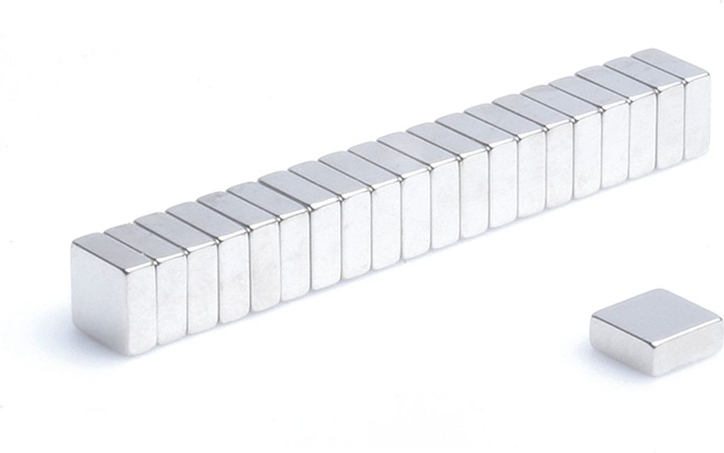 Neodym Magnete 6 x 6 x 2,5 mm N38 Quader Case - 1 Stück, Produktbild 