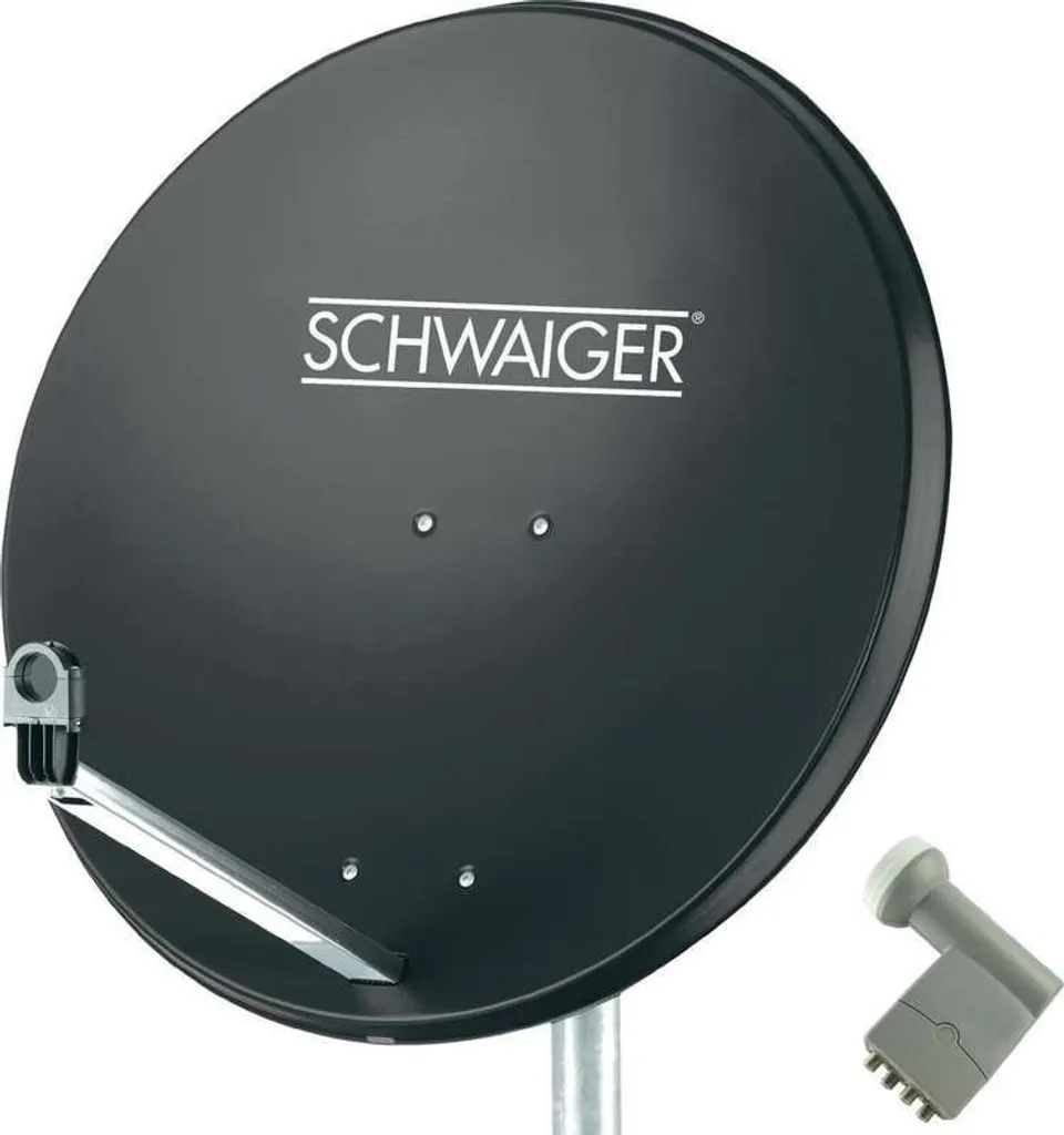 Installation Satellite 4 Postes Schwaiger SPI9961SET9 Finies les Coupures