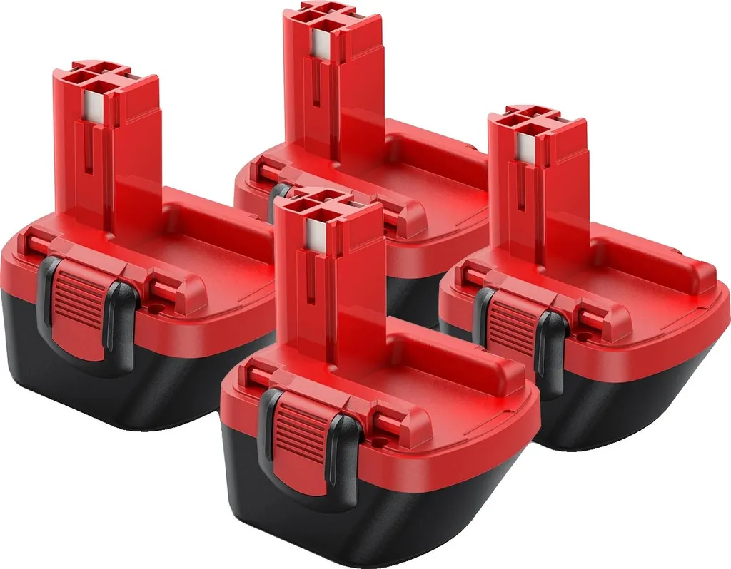 Lot 4 Batteries Rechargeables 5000 mAh Idéal pour Perceuse et Visseuse 18V
