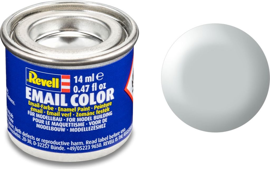 Revell Light grey, silk RAL 7035 14 ml-tin, Szary, 1 szt. Zdjęcie produktu 