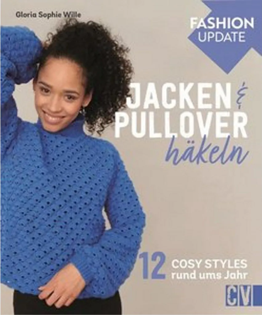 Livre de Crochet Fashion Update avec Modèles de Pulls DIY Créatifs