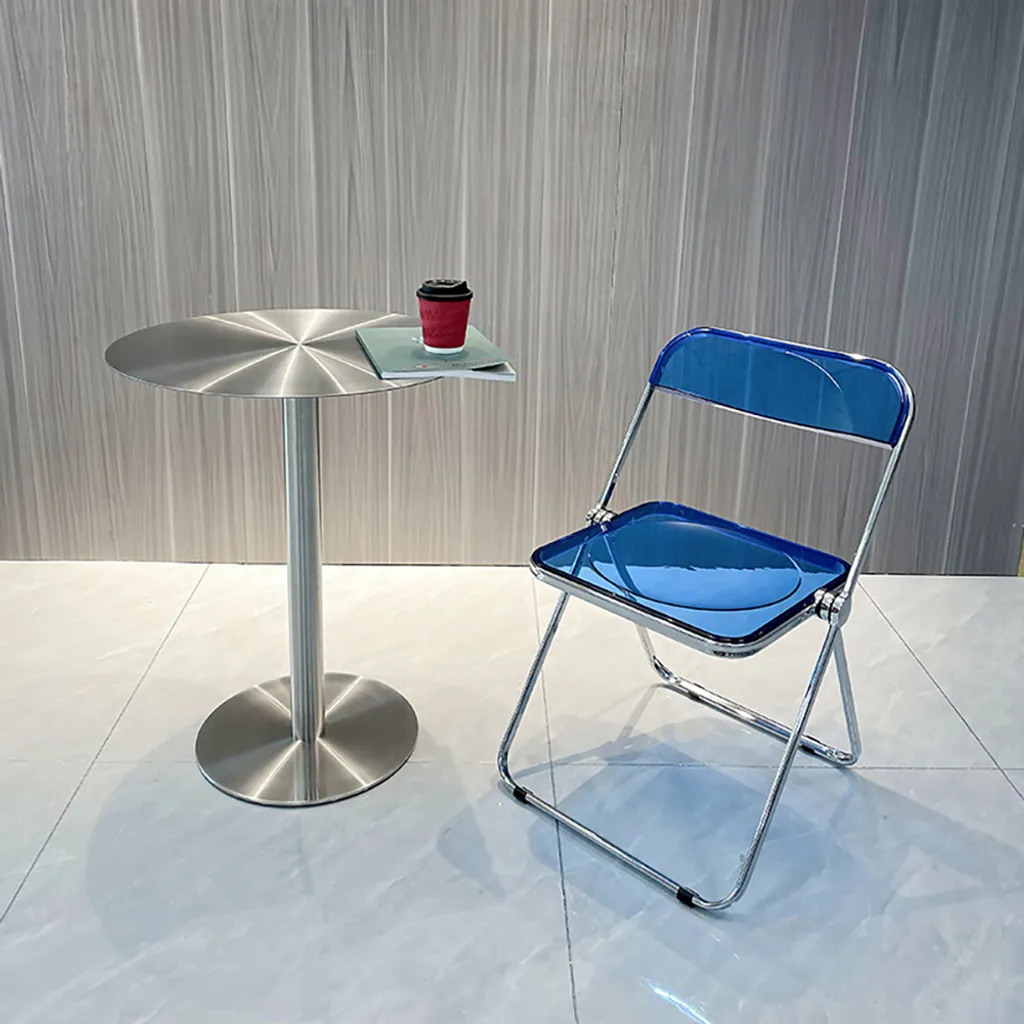 Table gastronomique ronde en acier inoxydable durable BXG-BY50