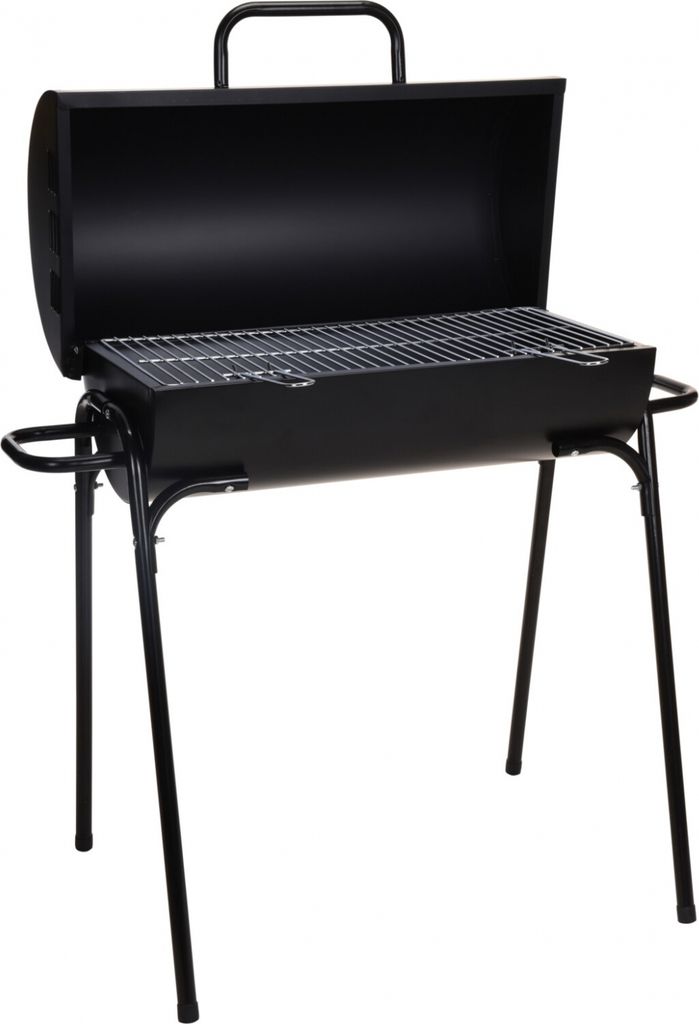 ProGarden Holzkohlegrill Zylinderform 33 cm Durchmesser