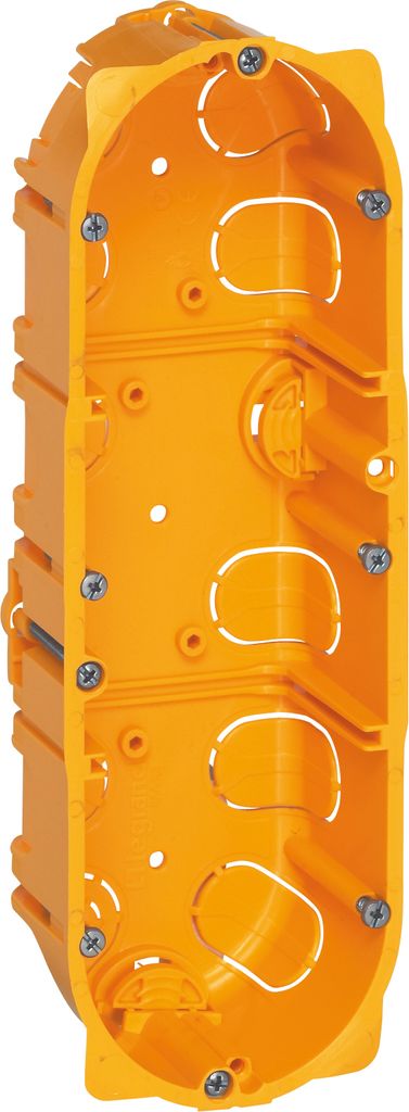 Legrand 080043 - Box BROADCAST BATIBOX - DRYWALL - 3 POST - 6/8 MOD -