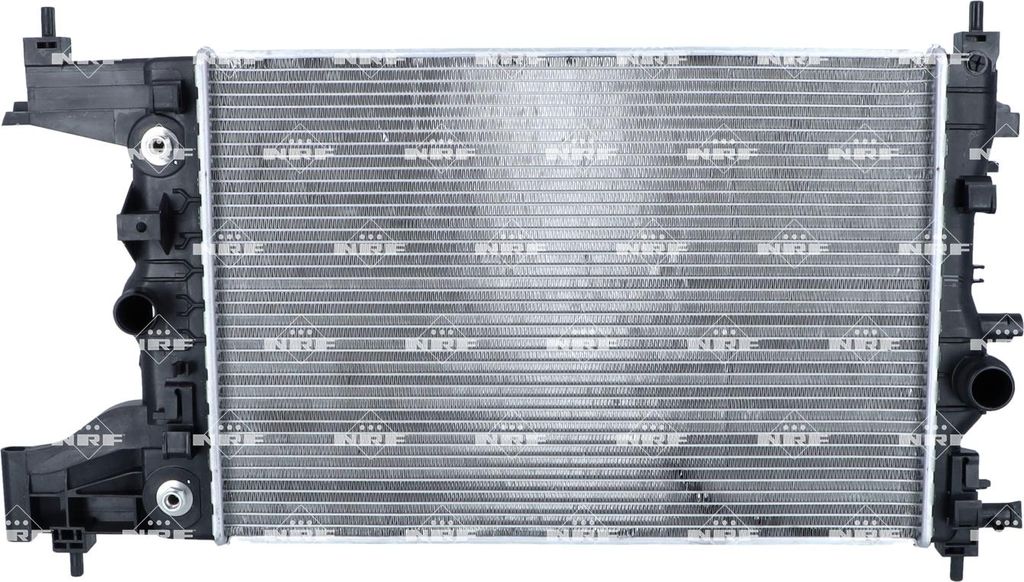 Kühler Motorkühlung Kühlrippen gelötet 580 - 387 mm Alu NRF für u.a. OPEL ASTRA