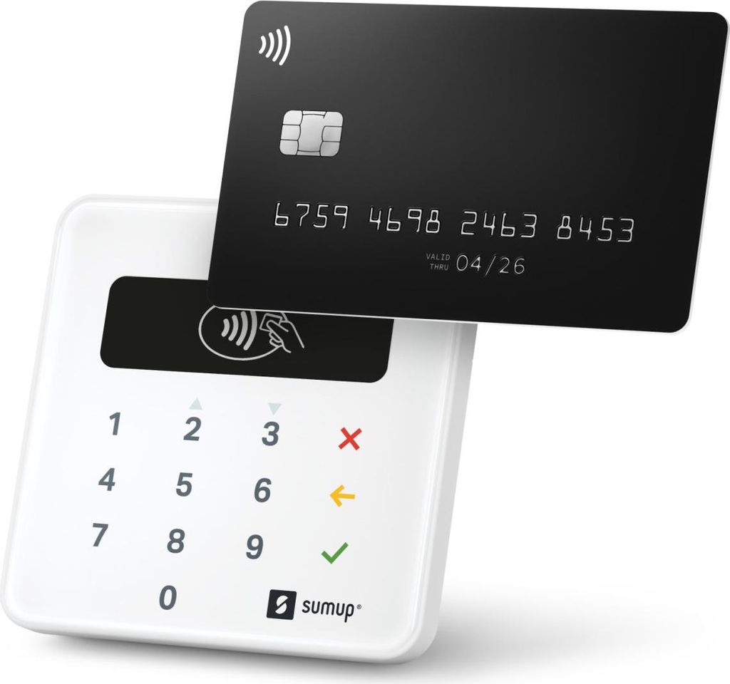 SumUp Air, Bluetooth, Nahfeldkommunikation (NFC), Weiß, 141 Produktbild 