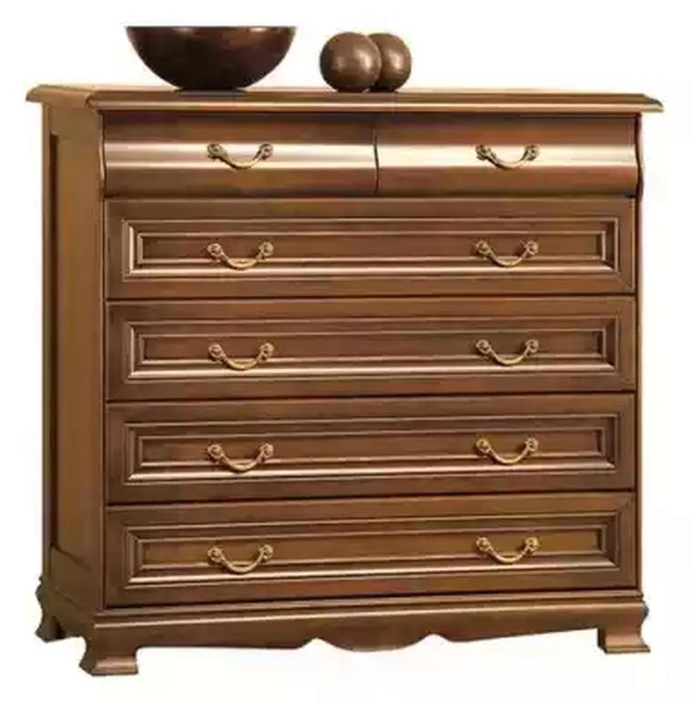 Schubladen Kommode Echtholz Schrank Eiche Massivholz Kommoden Sideboard Neu