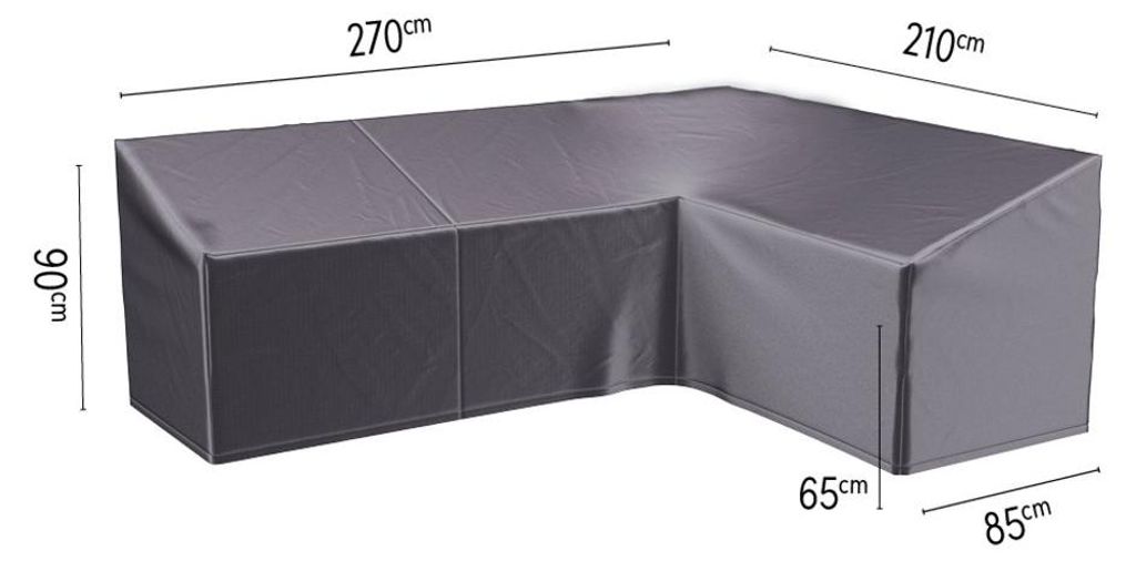 Hoes loungeset hoek hoge rugleuning 270 x 210 x 85 x 65 tot Productafbeelding 