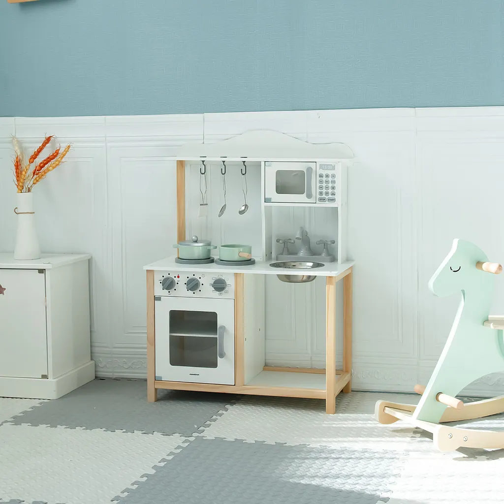 Cuisine de jeu en bois stable pour enfant de 3 ans avec accessoires - 10
